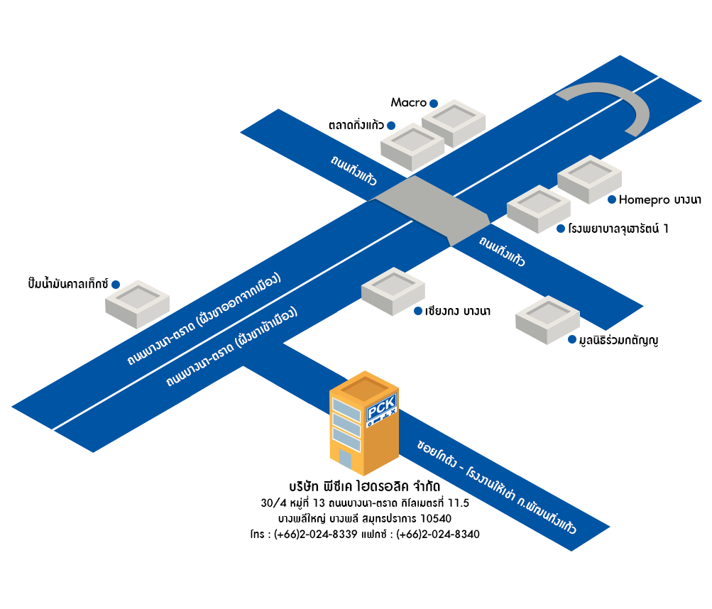 บริษัท พีซีเค ไฮครอลิค จำกัด ที่อยู่